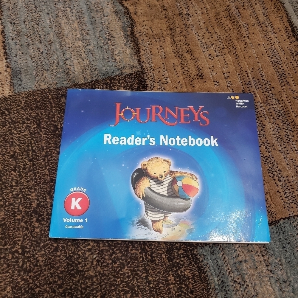 Harcourt journeys readers notebook grade kindergarten volume 1 never used